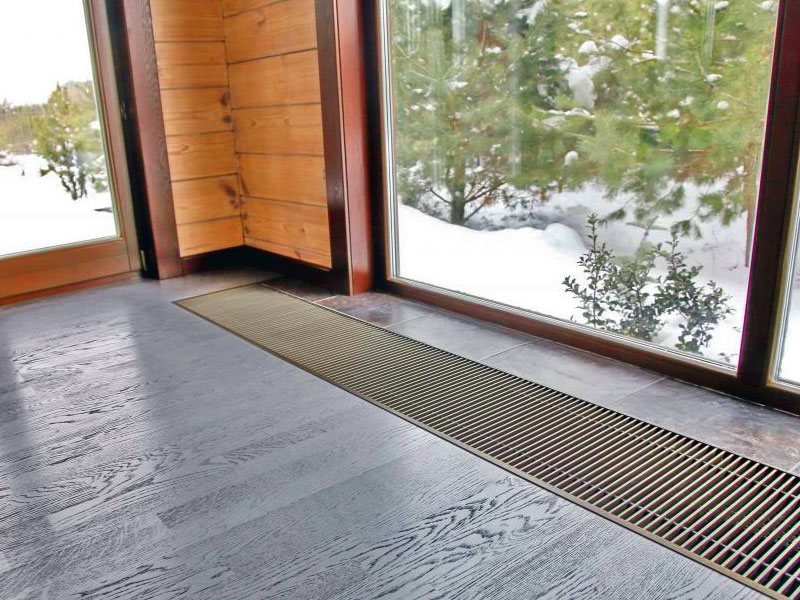 Современные системы отопления - внутрипольный конвектор HTS Внутрипольный конвектор